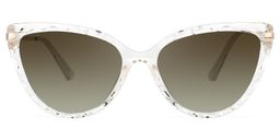 Lucas Cateye Clear Glasses12