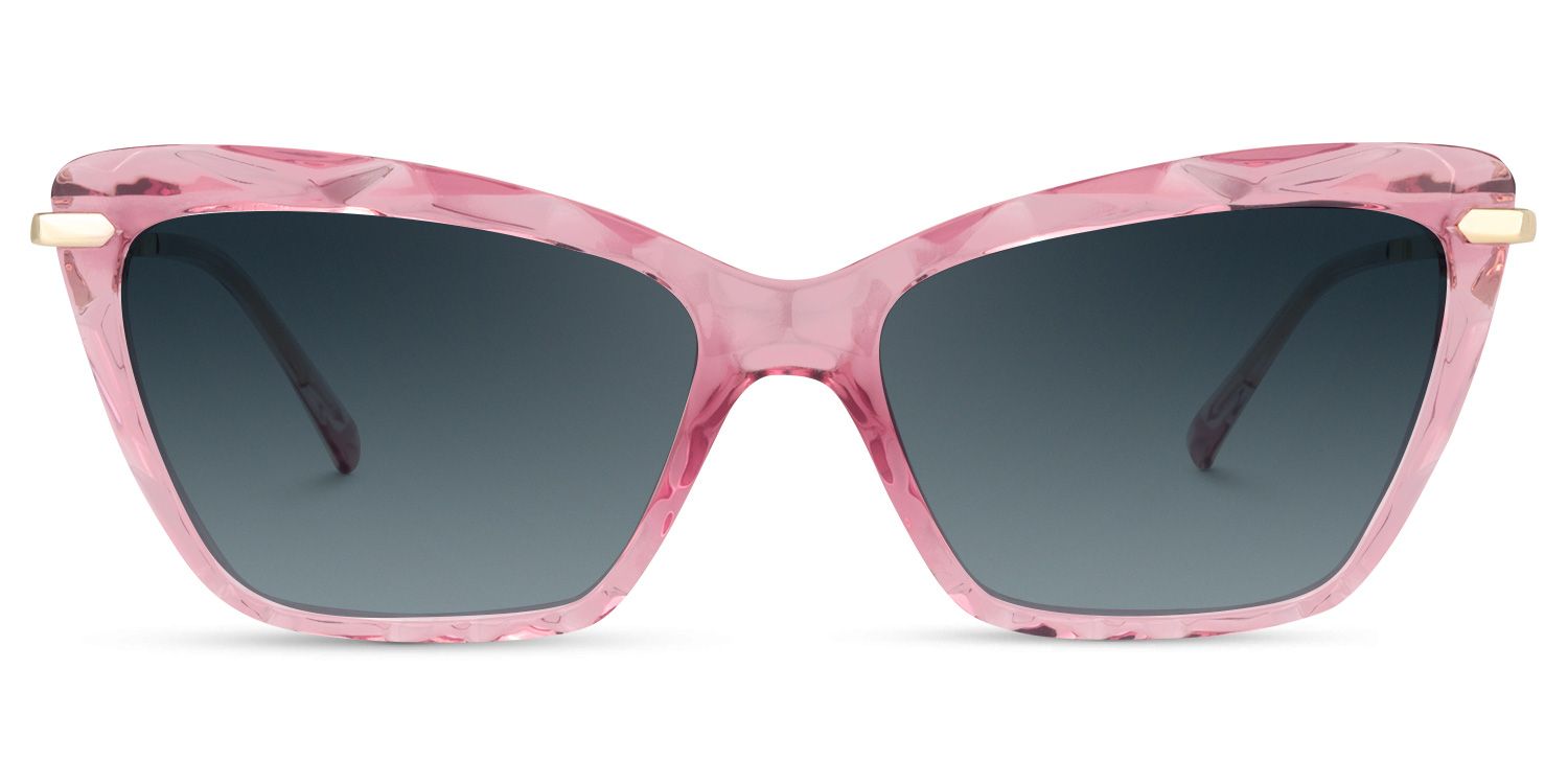 Cateye Pink Glasses | Zeelool Eyewear Online10