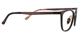Spark Rectangle Brown Glasses4