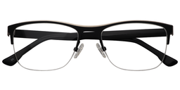 Oliver Browline Black Glasses1