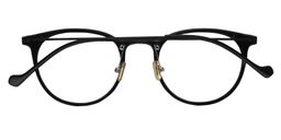 Jessica Round Black Eyeglasses4
