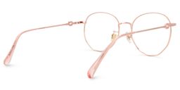 Neidy Geometric Rose-Gold Glasses3