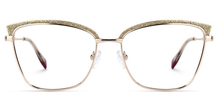 Myra Cateye Yellow Glasses