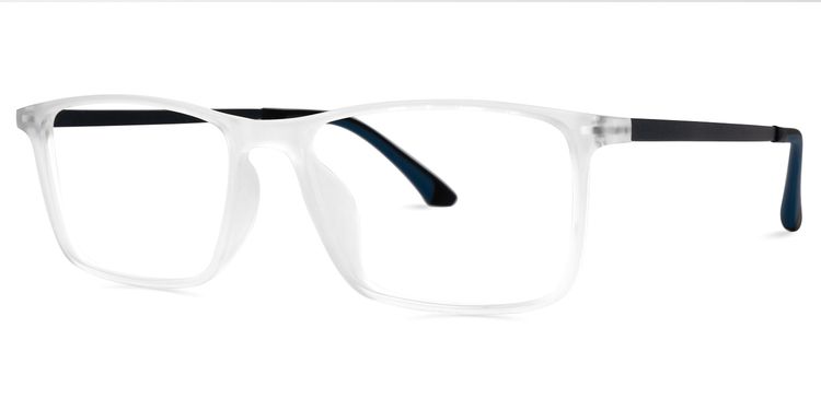 Bollin Rectangle White Glasses
