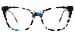 LaKisha Cateye Blue-Tortoise Glasses0