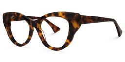 Cazeau Cateye Tortoise Glasses1