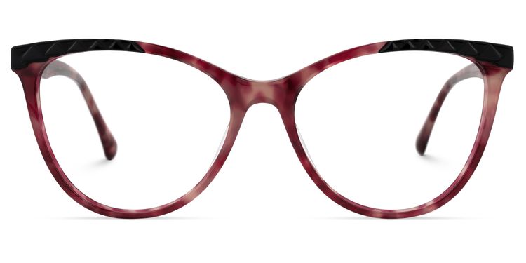 Hollinshed Cateye Red-Tortoise Glasses