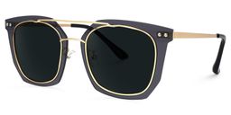 Sarpi Square Gray Sunglasses1