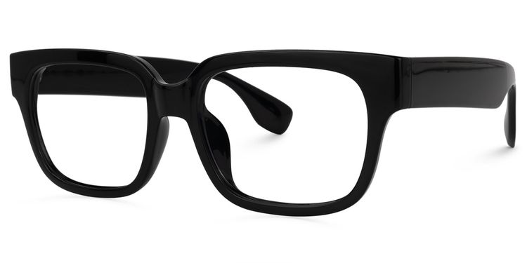 Brisco Square Black Glasses