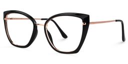 Montalvo Cateye Black Glasses1