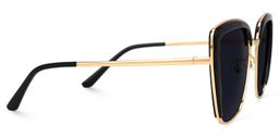 Madrid Square Black Sunglasses2