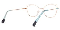 Mosley Geometric Blue-Gold Glasses3