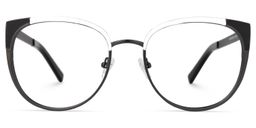 Padilla Cateye Black Glasses0