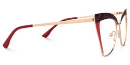 Luperon Cateye Red Glasses2