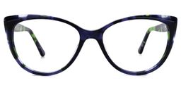 Maricella Cateye Dark-Blue Glasses0