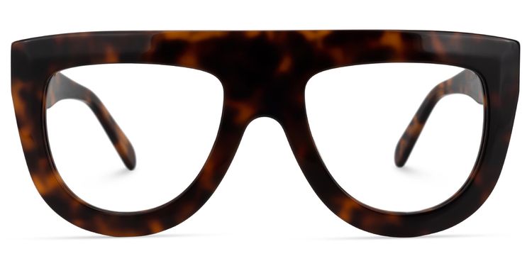 Bakare Geometric Tortoise Glasses