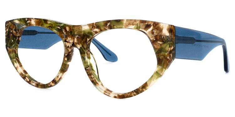 Belgrave Geometric Floral Glasses