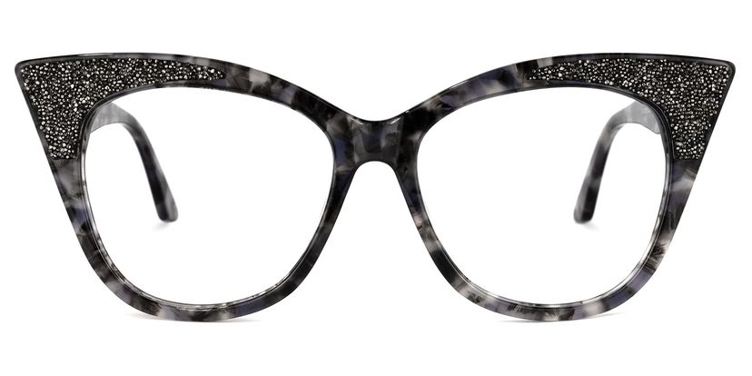 Yarisbeth Cateye Gray-Tortoise Glasses