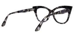 Yarisbeth Cateye Gray-Tortoise Glasses2