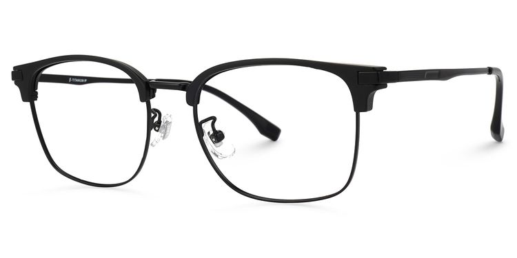 Turkessa Browline Black Glasses
