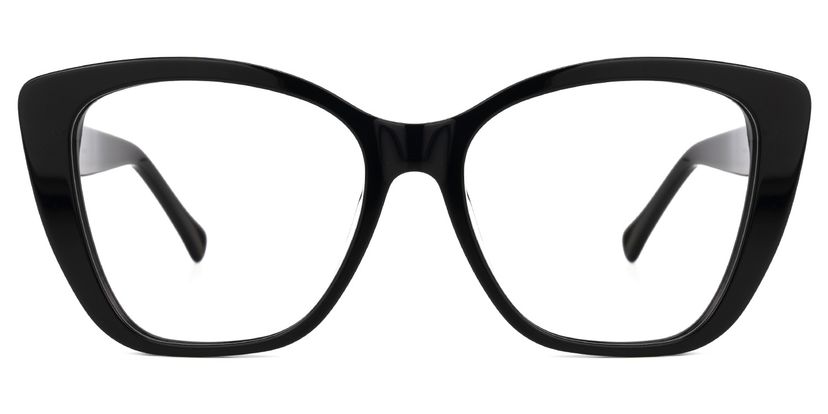 Manette Square Black Glasses