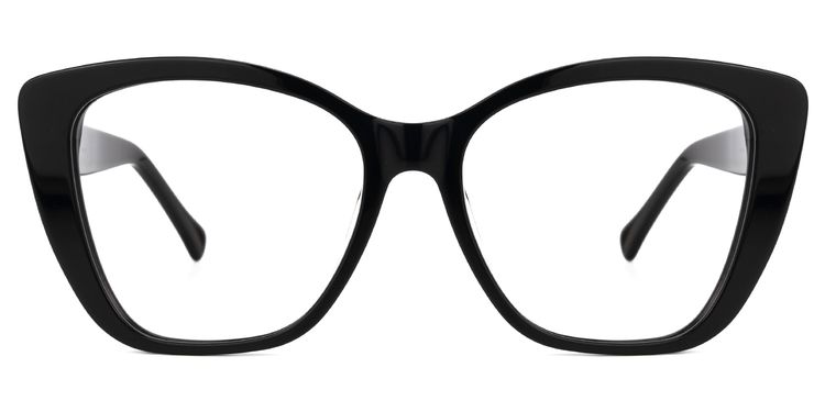 Manette Square Black Glasses