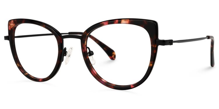 Taisha Cateye Red-Tortoise Glasses