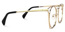 Janice Geometric Gold Glasses2