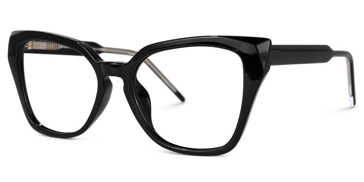 Yushica Square Black Glasses
