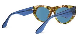 Apiaton Geometric Floral Sunglasses3