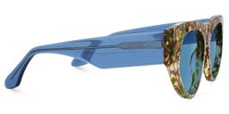 Apiaton Geometric Floral Sunglasses2