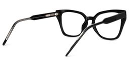 Yushica Square Black Glasses3
