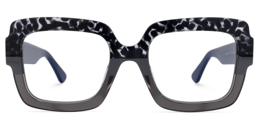 Enriquez Square Two-Tone Glasses