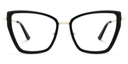 Morris Cateye Black Glasses0