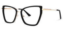 Morris Cateye Black Glasses1