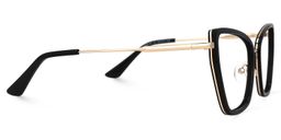 Morris Cateye Black Glasses2