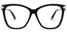 Brinelly Cateye Black Glasses0