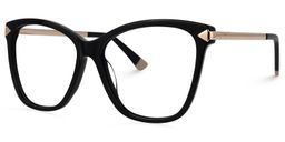 Brinelly Cateye Black Glasses1