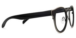 Molina Round Black Glasses3