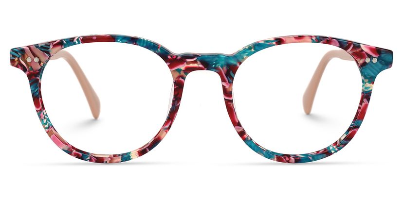 Tankins Round Floral Glasses