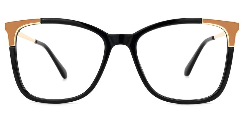 Rokea Square Black Glasses