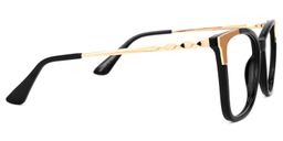 Rokea Square Black Glasses2