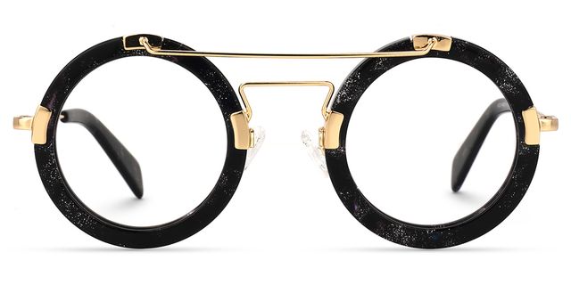 Talkami Round Black Glasses