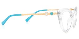 Bender Cateye Clear Glasses2