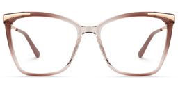 Grisselle Cateye Brown Glasses0