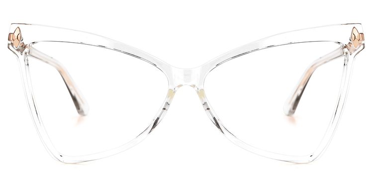 Cristina Geometric Clear Glasses