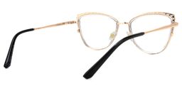 Aramoix Cateye Gold Glasses3