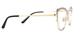 Aramoix Cateye Gold Glasses2
