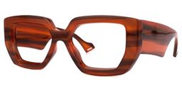 Claphan Geometric Brown Glasses1