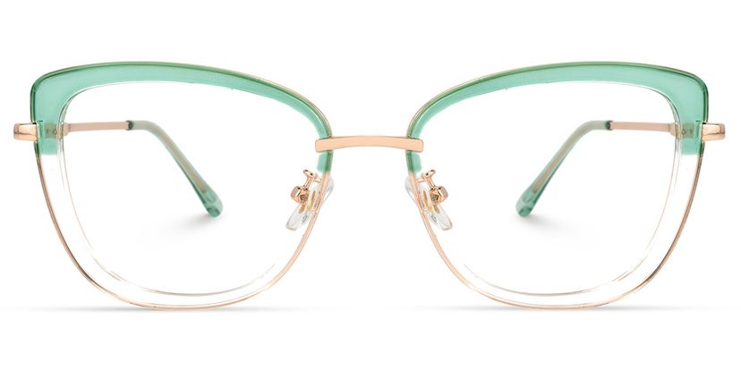 Mulero Square Green Glasses